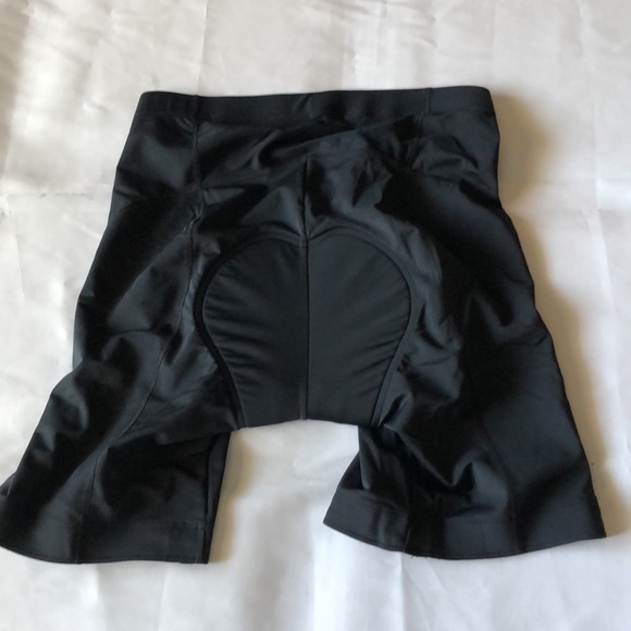 Mens Novara size XL Solid Black Padded Biker Shorts RN 37249 - Picture 5 of 9